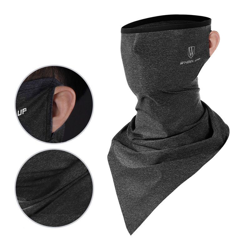 Wheelup Multifunktionell Cykling Ansiktsmask Scarf Unisex Huvudduk Ice Silk Andas Hals Triangel Sport