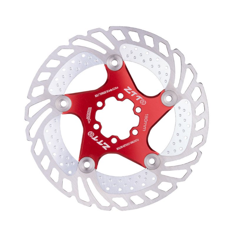 Ztto 140/160/180/203 mm Aluminiumlegering Stål Metall Värmeavledning Sex Spike Disks Cykel Flytande Skivor Mountainbike