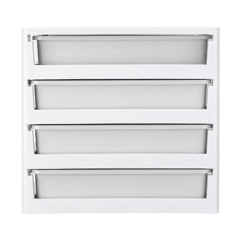 1/2/3/4 Nivåer Flerskiktslåda Typ Sminklåda Kosmetisk Desktop Organizer Förvaringslåda Displaylåda