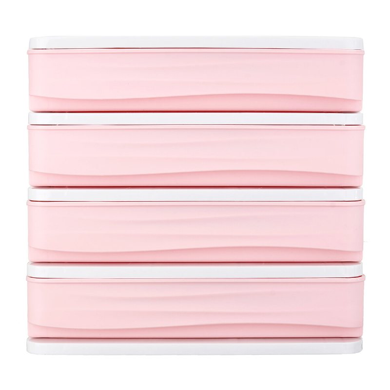 1/2/3/4 Nivåer Flerskiktslåda Typ Sminklåda Kosmetisk Desktop Organizer Förvaringslåda Displaylåda