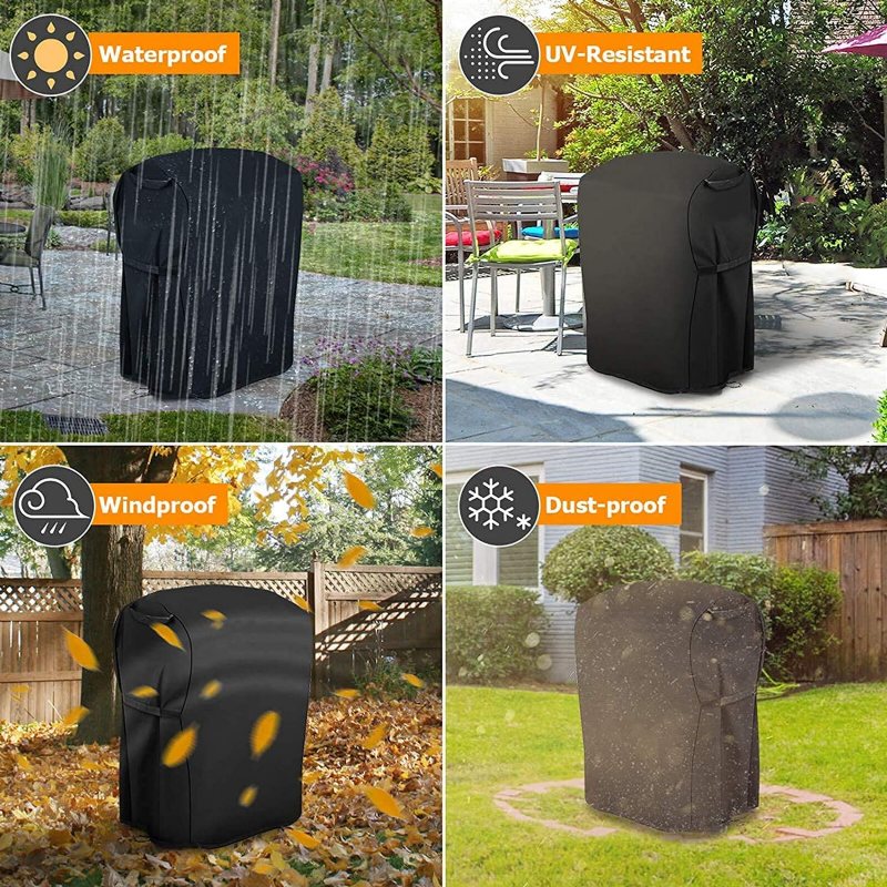 43 Tums Utomhus Bbq Gasgrill Cover Heavy Duty Skydd Vattentät Anti-uv