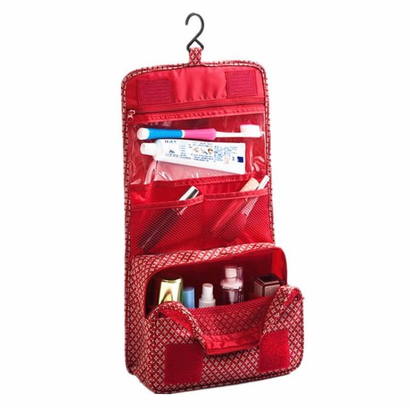 Honana Bx-111 Vattentät Travel Wash Kosmetikväska Compact Cube Pouch Förvaringsväska Mesh Organizer