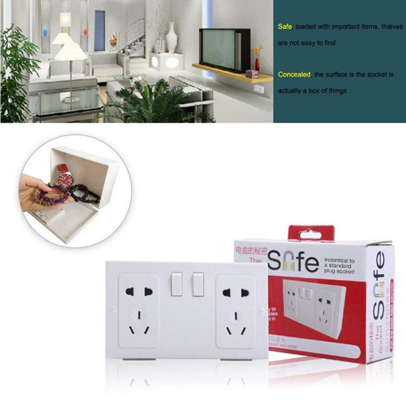 Socket Shape Storage Box Delar Förvaringsbox