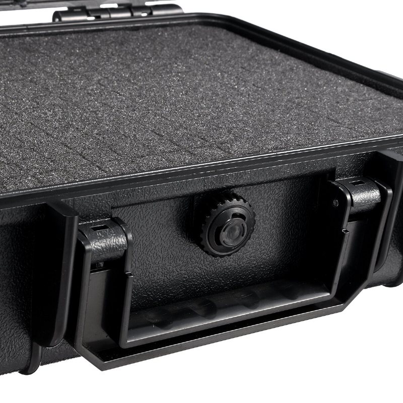 Vattentät Hårt Verktygsväska Väska Förvaringsbox Kamerafotografering Med Svamp 180*120*50 mm