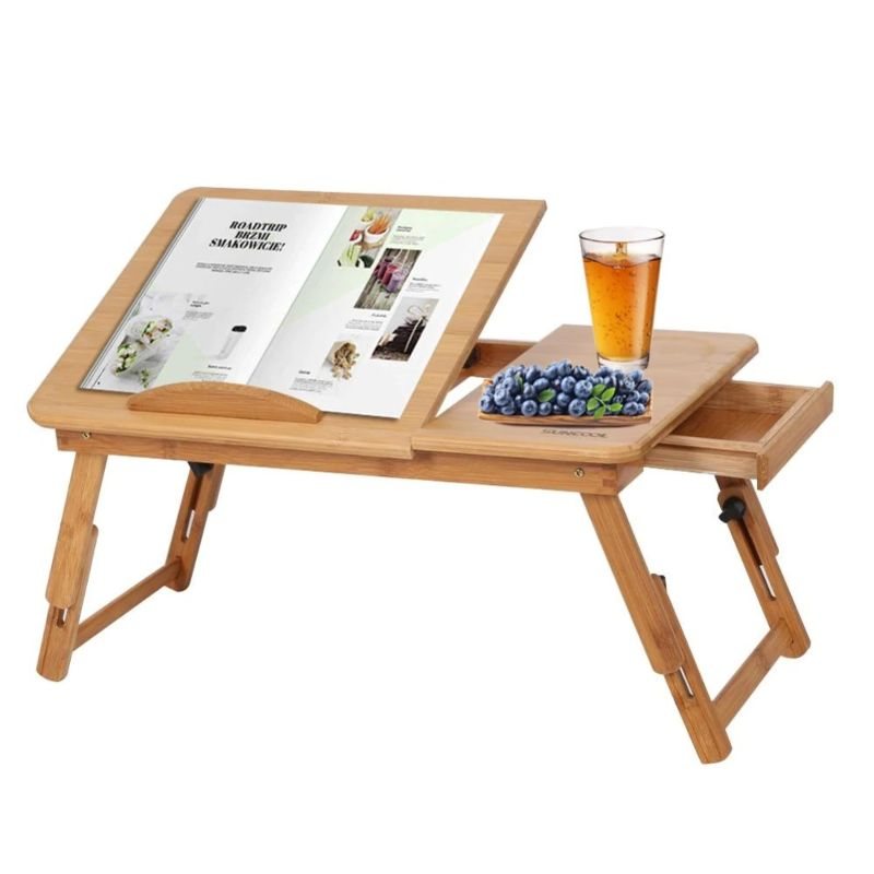 Lap Desk Bamboo Justerbar Sovsal