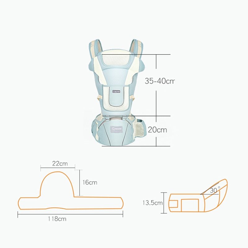 Bärsele Ergonomisk Kangaroo Hipseat Wrap Sling