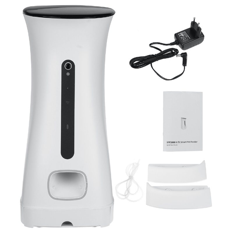 7.5l Pet Feeder App-kontroll Fjärrkontroll Röstinteraktion Intelligent Med Night Vision-funktion Valp Katt Hundtillbehör Automatisk Videoinspelning