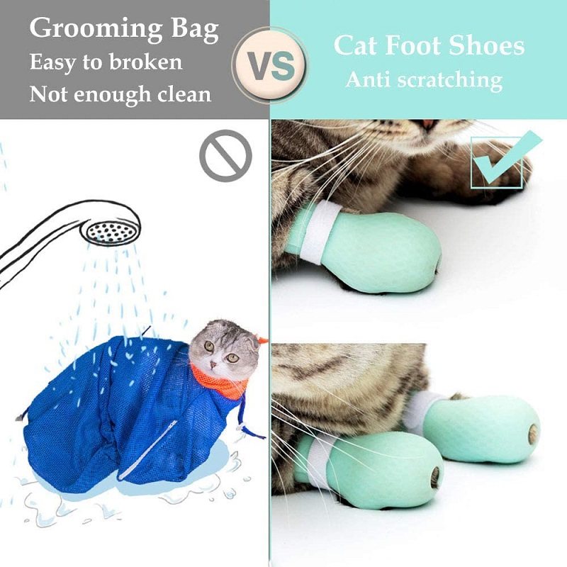Cat Paw Boots Justerbart Anti-skrapskydd
