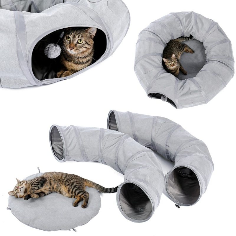 Cat Portable Play Tunnel Bed Sovmatta