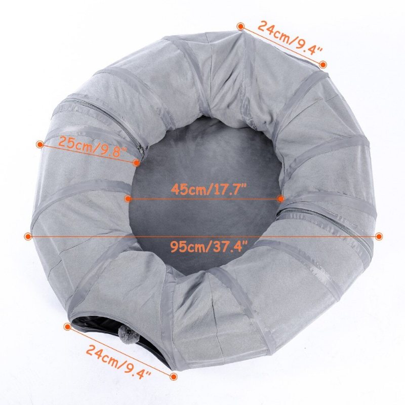 Cat Portable Play Tunnel Bed Sovmatta