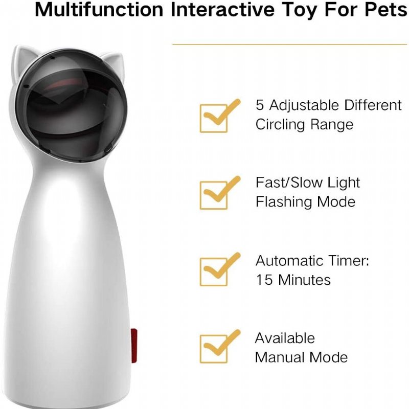 Cat Toy Automatisk Interaktiv Laserleksak För Kattungar