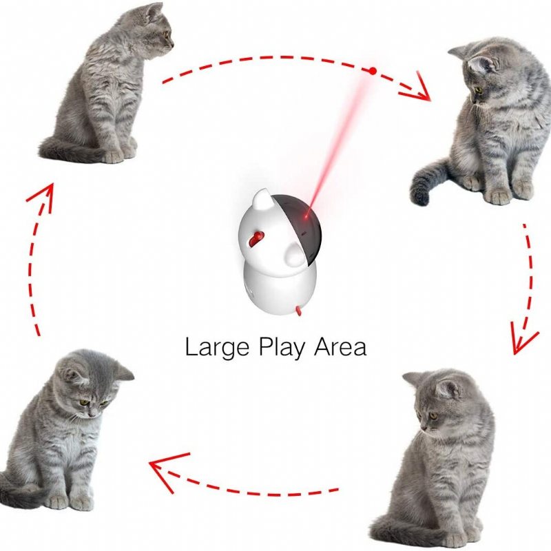 Cat Toy Automatisk Interaktiv Laserleksak För Kattungar