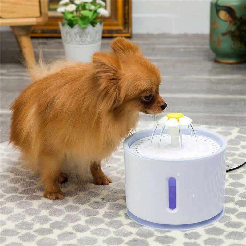 Katt Husdjur Vattenfontän Hund Drickskål Usb Automatisk Vattendispenser Super Tyst Dricksautomat Automatare