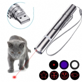 Outerdo Cat Light Cat Leksaker För Katter Hundar Inomhus Utomhus Interaktiva Kattleksaker Pointer Cat Toy Uppladdningsbara För Fångstträning