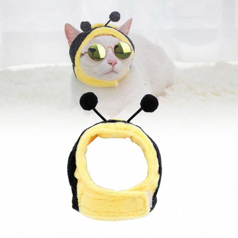 Söt Tecknad Bee Cat Hat