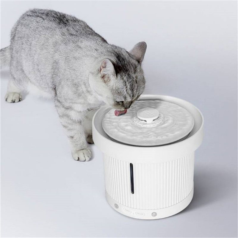 Uah Smart Pet Water Dispenser Uvc Desinfektion Mute Förhindra Brinnande Dricksfontän För Katttillbehör Dricka Hund
