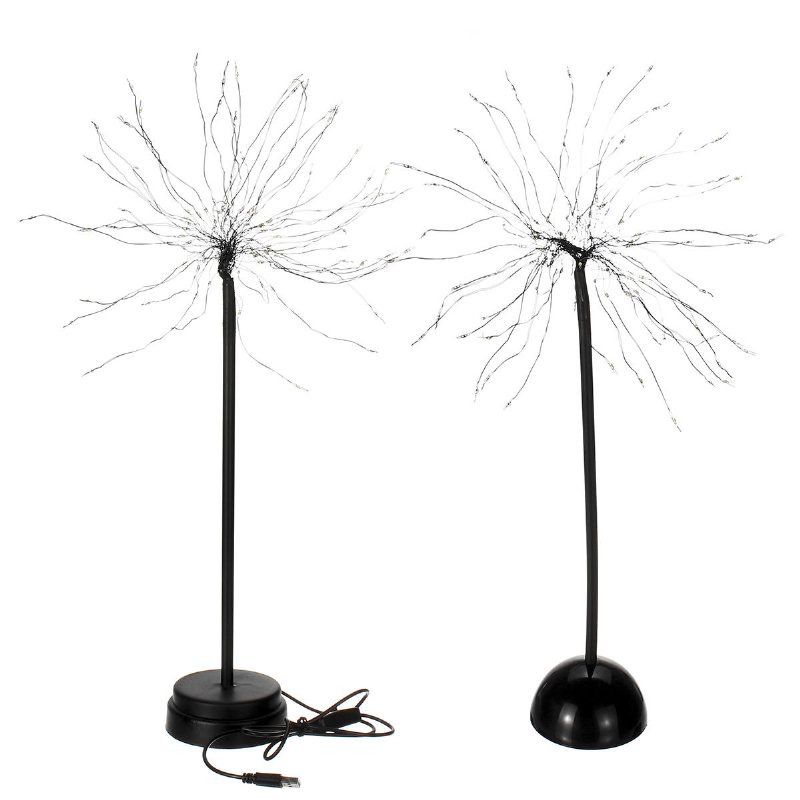 100 Led Maskrosor Lampa Usb Fyrverkeri Nattljus Trädgård Bröllopsfest Jul