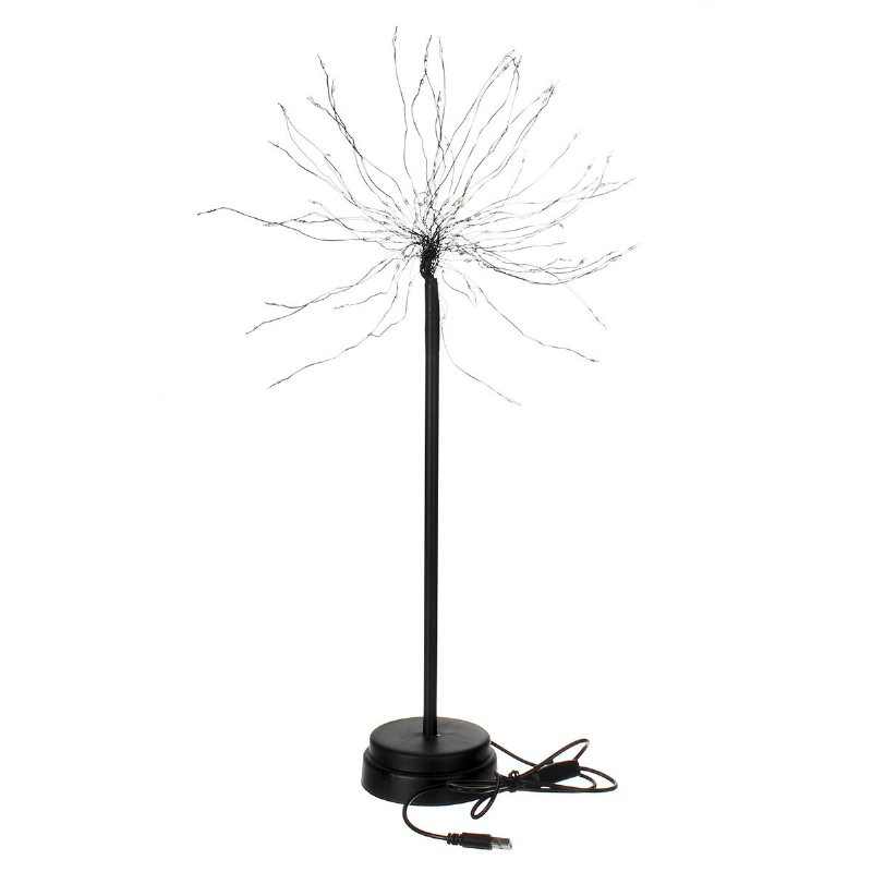 100 Led Maskrosor Lampa Usb Fyrverkeri Nattljus Trädgård Bröllopsfest Jul