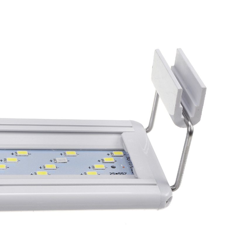 11w Led Fish Tank Light 40cm Aquarium Bracket Clip Lighting Utdragbar Aquatic Plant För 40-50cm