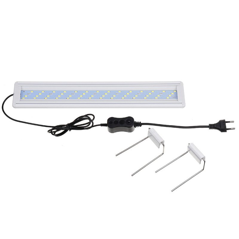 11w Led Fish Tank Light 40cm Aquarium Bracket Clip Lighting Utdragbar Aquatic Plant För 40-50cm
