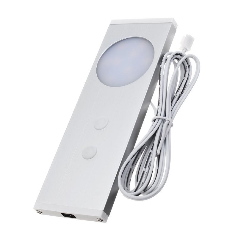 1.8w 9 Led Ir Infraröd Rörelseskåp Ljussensor Nattlampa Varm Vit/vit Dc12v