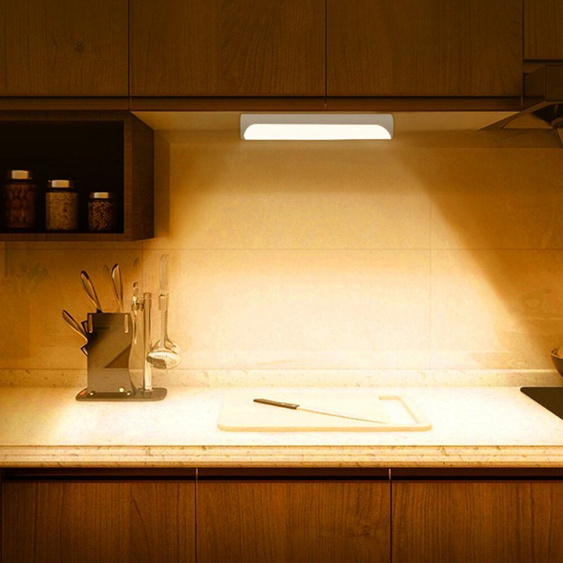 2 I 1 Led-nattlampa Ficklampa Usb-laddning Trådlös Garderob Skåpljus Rörelsesensor Automatisk Öppning Dimbar För Sovrumstrappa Rumsgångsbelysning