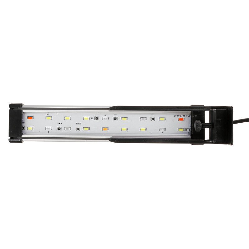 22cm 18led Rgb Aquarium Fish Tank Light Högljus Dubbel Dräneringsvattenlampa