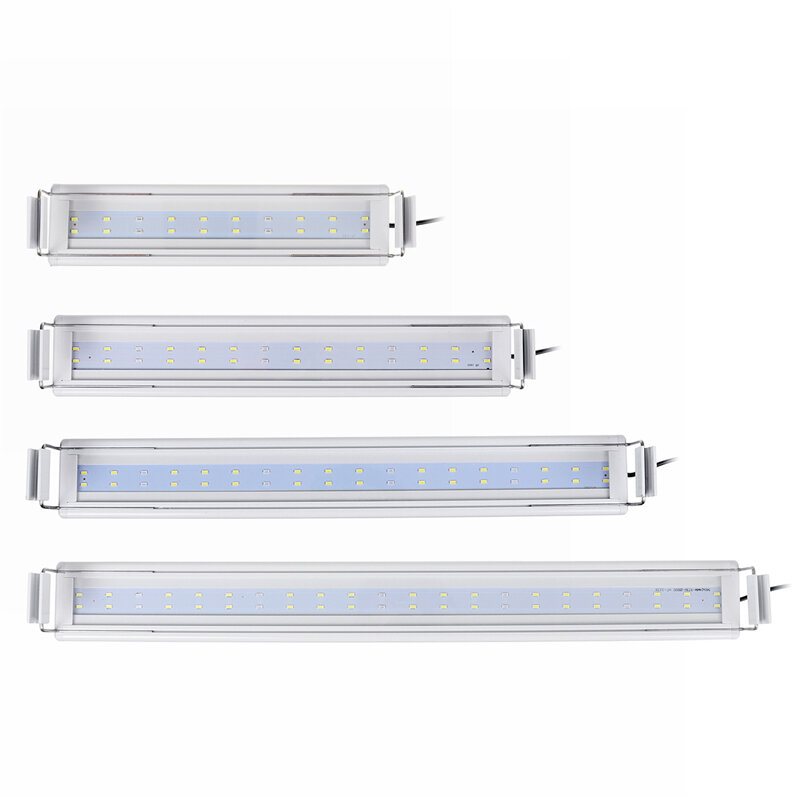 3/5/7/9w Fish Tank Light 220v Led Energibesparande Blått+vitt Ljus Linjebrytare