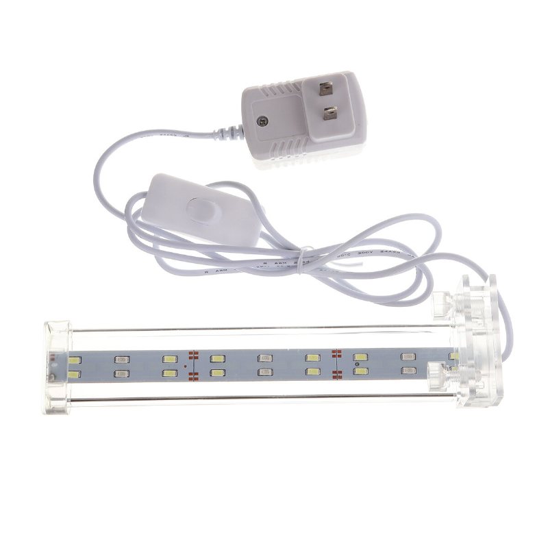 3/6/9/12w Led Aquarium Clip Light Fish Tank Vattenväxtlampa Dekor 110-240v