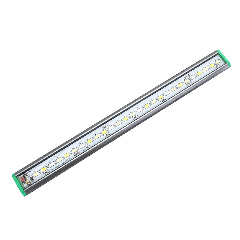 30 cm 27 Led Fish Tank Aquarium Light Vit Blå Lampklämma På Vattentät Bar Ac110-240v