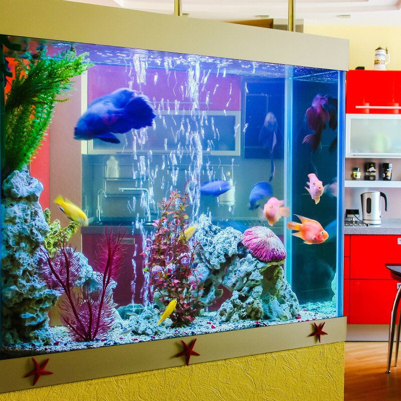 32cm 24led Rgb Aquarium Fish Tank Light 2 Lägen Dubbel Dränering Vatten Gräs Lampa