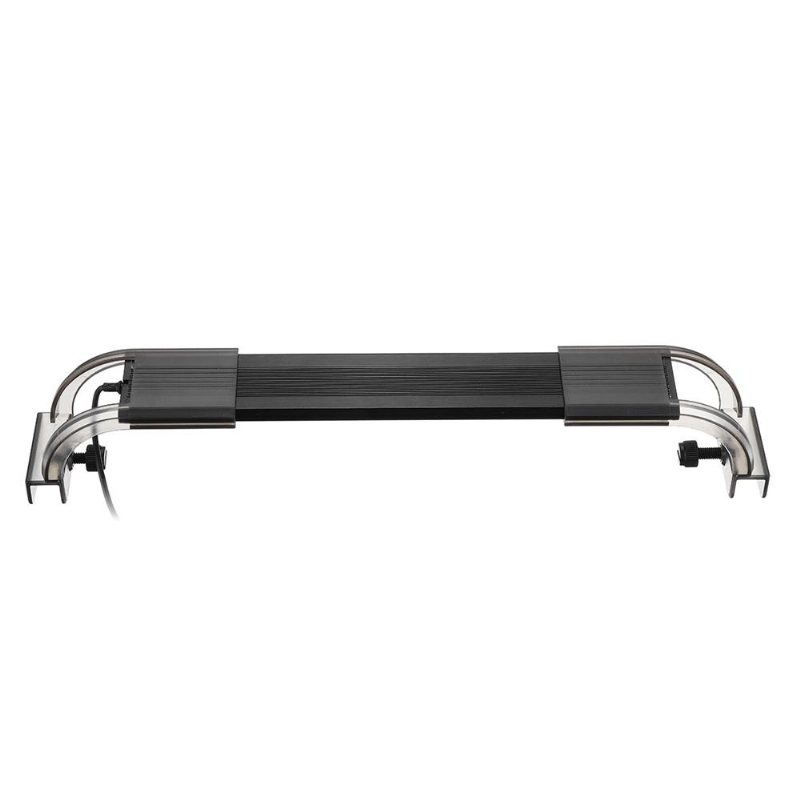 3.5w 25cm Justerbar 2835 Led Aquarium Fish Tank Super Slim Light Lampa Svart