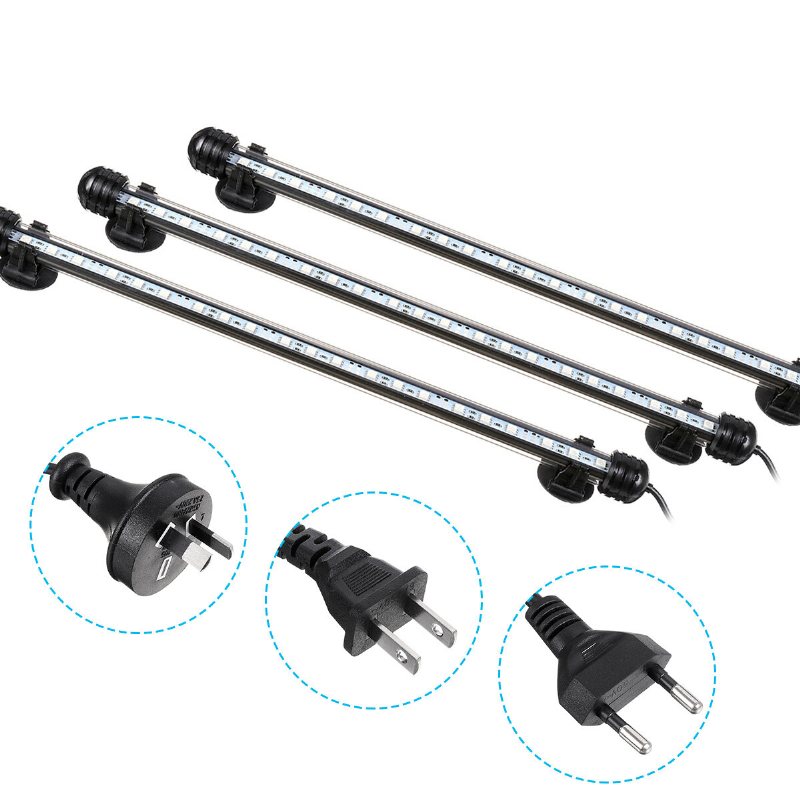 38cm Bluetooth App Rgb Led Aquarium Fish Tank Lights Dränkbar Strip Bar Lampa