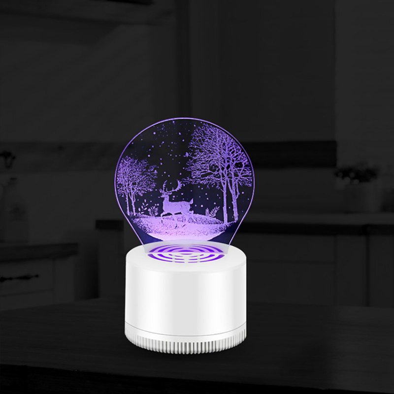 3d Mosquito Killer Light För Inomhusbruk Usb-strömförsörjning Ingen Strålningssäker För Baby