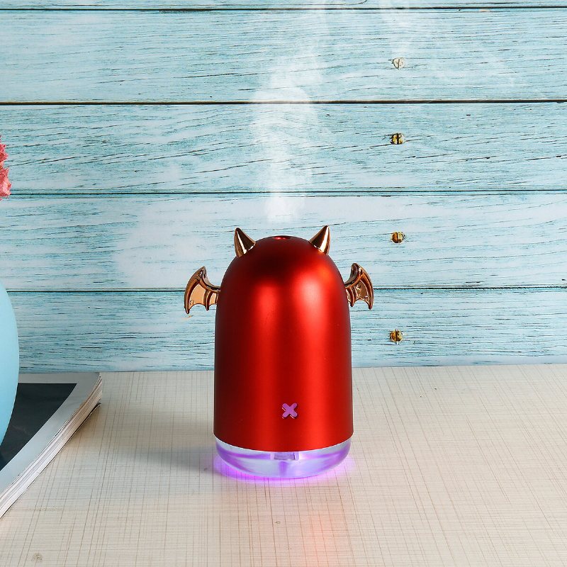 7 Led-luftfuktare Usb-renare Mist Aroma Eterisk Oil Diffuser Halloween-present
