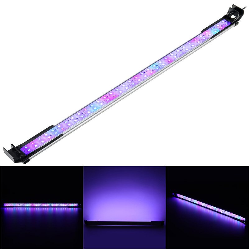 72cm 66led Aquarium Fish Tank Light Högljus Dubbelt Dräneringsvattengräs