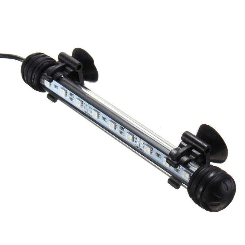 Ac110-240v 18cm 5050 2.9w Rgb Led Aquarium Fish Tank Light Color Changing Bar Dränkbar Lampa + 44 Keys Fjärrkontroll