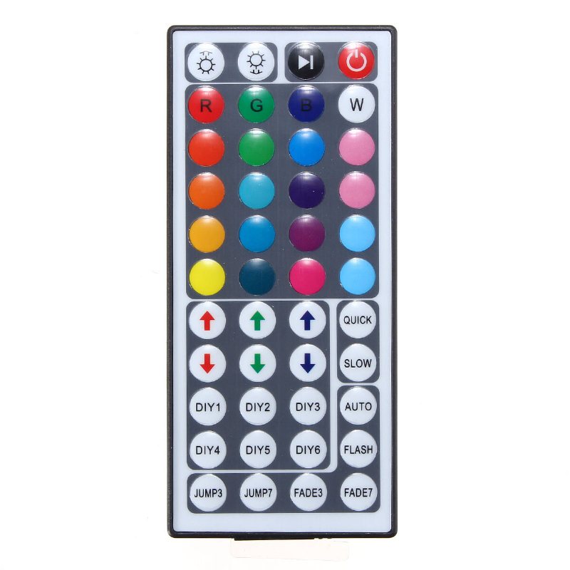 Ac110-240v 18cm 5050 2.9w Rgb Led Aquarium Fish Tank Light Color Changing Bar Dränkbar Lampa + 44 Keys Fjärrkontroll