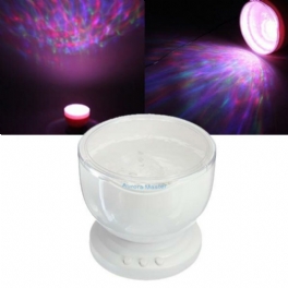 Aurora Master Light Ocean Daren Waves Projektor Med Högtalare Bordsljus