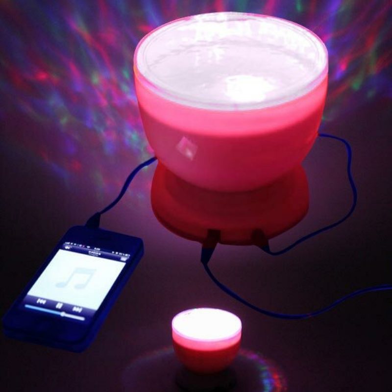 Aurora Master Light Ocean Daren Waves Projektor Med Högtalare Bordsljus