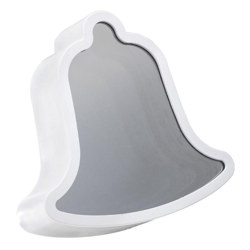 Creative Cute Bell Spegellampa Led Tunnel Nattljus För Kid Gift Atmosphere Light Vit/varmvit