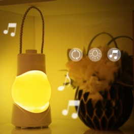 Creative Music Oortable Nightlight Smart Switch Uppladdningsbar Dekorera Light