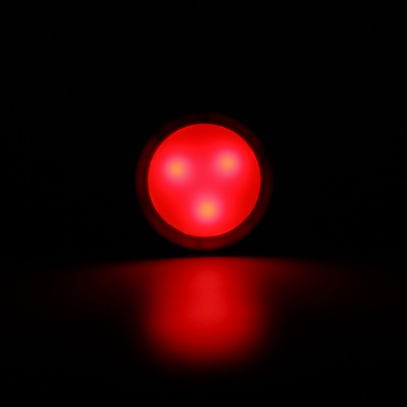 Elfeland 4st Rgb 16 Färger Runda Skåplampor Fjärrkontroll 1000mah Usb Uppladdningsbar
