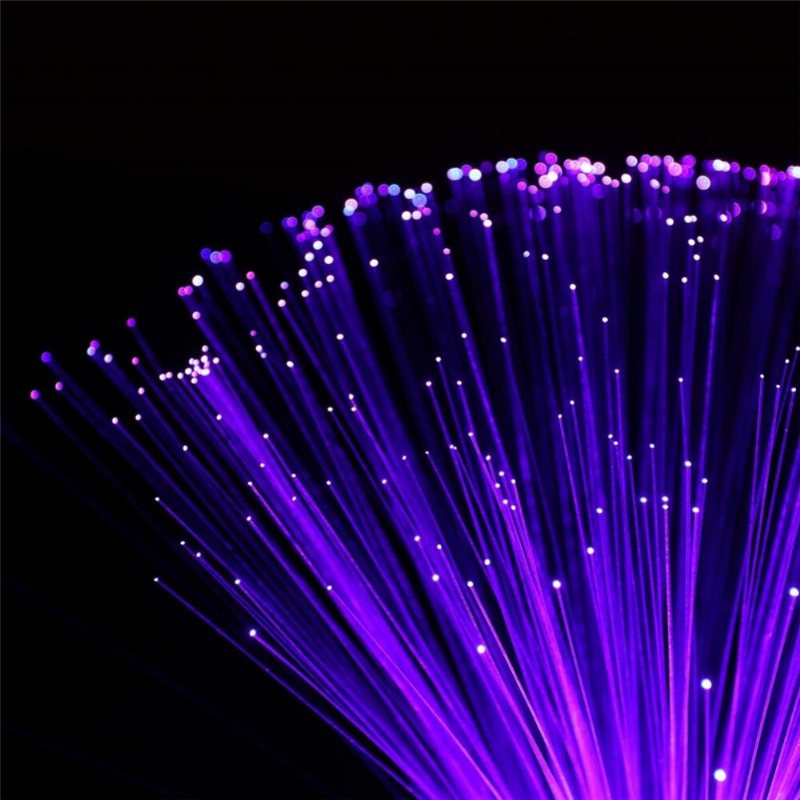 Flerfärgad Led Fiberoptisk Lampa Ljus Inredning Centerpiece Holiday Bröllopslampa Led Nattlampa
