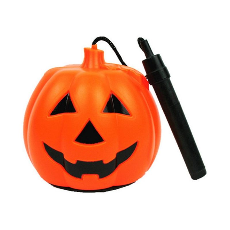 Halloween Led Rotera Hängande Pumpa Lykta Nattljus Festival Present Barn Hem Party Dekor
