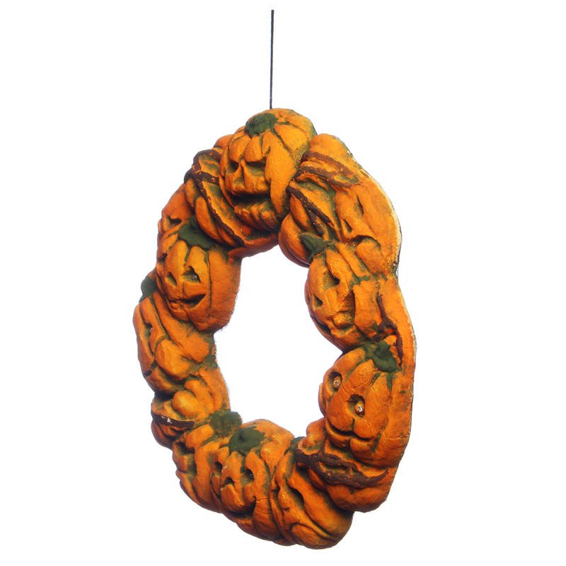 Halloween Spooky Wreath Led Lantern Led Pumpkin Light Dörrhängare Heminredning