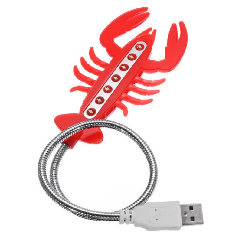 Kreativ Söt Djurform Led Usb Nattlampa För Bärbar Pc Laptop Power Bank