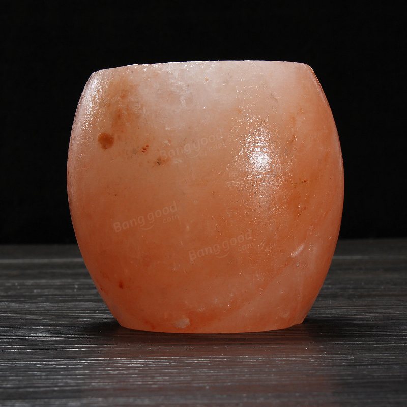 Kristall Himalaya Nattljus Ljusstake Natural Salt Rock Tea Light Luftrenande Bordslampa