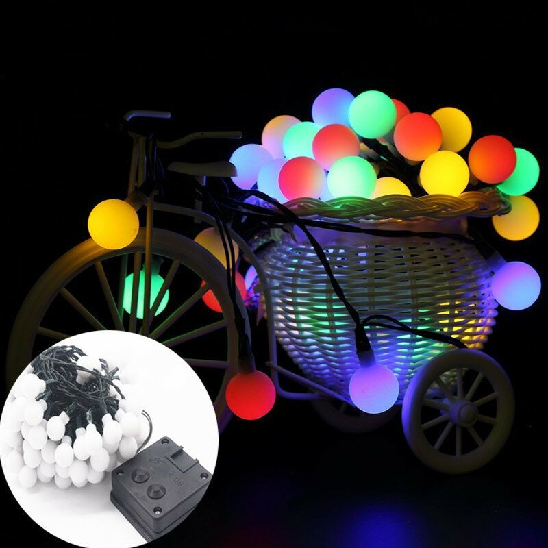 Led Solar Light String Fairy Lights Garland Christmas För Bröllop Trädgårdsdekorationer