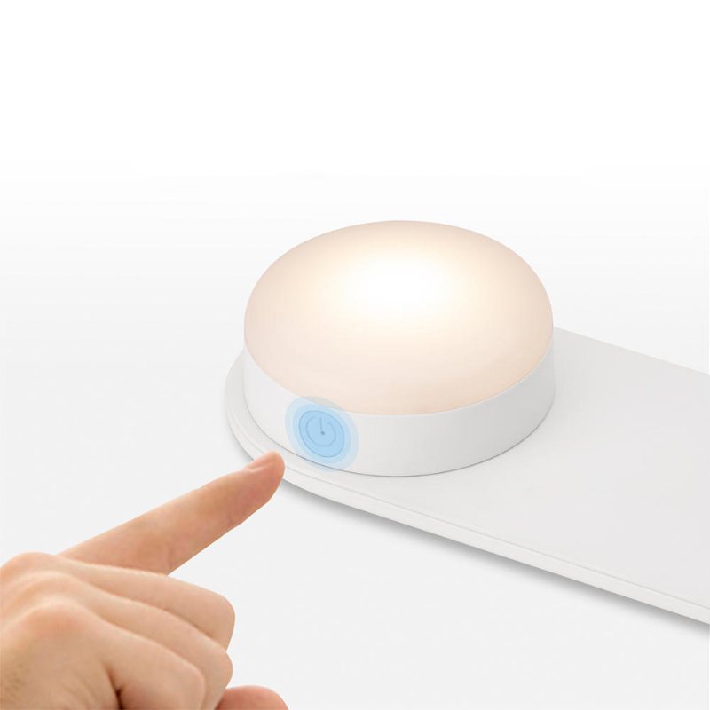 N1 Trådlös Laddningsnattlampa Led Nattlampa Laddare Bärbar Laddningslampa Baby Barn Sängbord 2700k/5000k Färg